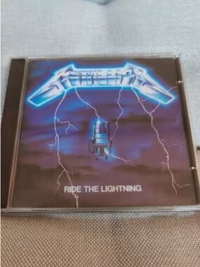 Metallica "Ride the Lightning" CD - Blue & Purple Album Art